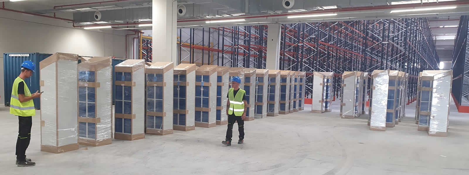 Lockers voor distributiecentrum Action in Madrid